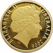 150 Dollars - Elizabeth II 4th Portrait - Red Tailed Cockatoo - Gold Bullion Coin obverse image