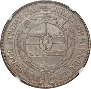 1 Thaler - Christoph Bernhard of Galen, Germany, 1652-1654 reverse image