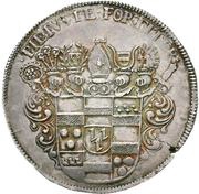 1 Thaler - Christoph Bernhard of Galen Death, Germany, 1678 reverse image