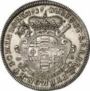 1 Thaler - Francis Arnold of Wolff-Metternich, Germany, 1716-1717 reverse image