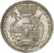 2 Thalers - Frederick Christian, Germany, 1702 reverse image