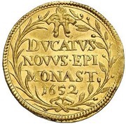 1 Ducat - Christoph Bernhard of Galen, Germany, 1652-1665 reverse image