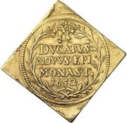 1½ Ducats - Christoph Bernhard of Galen Klippe, Germany, 1652 reverse image