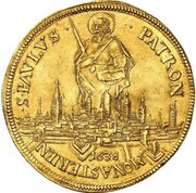 5 Ducats - Ferdinand of Bayern Gold Pattern, Germany, 1638 reverse image