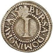 1 Pfennig, Germany, 1591 reverse image