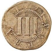 3 Pfennig, Germany, 1591 reverse image