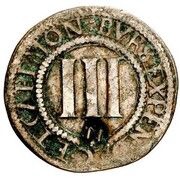3 Pfennig, Germany, 1593 reverse image