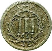 3 Pfennig, Germany, 1661-1699 reverse image