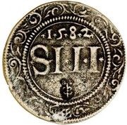 3 Schilling, Germany, 1582 reverse image