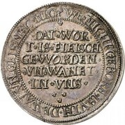 1½ Thaler Wiedertäufer, Germany, 1534 reverse image