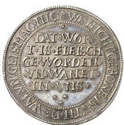 1¾ Thaler Wiedertäufer, Germany, 1534 reverse image