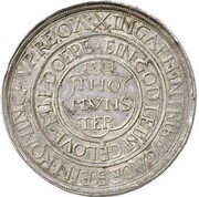 2 Thalers Wiedertäufer obverse image