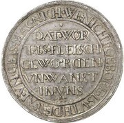 2 Thalers Wiedertäufer, Germany, 1534 reverse image