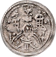 Denier Bracteate - Kuno I, Germany, 1151-1207 reverse image