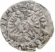 3 Kreuzers - Andreas of Austria, Germany, 1594-1595 reverse image