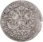 3 Kreuzers - Andreas of Austria, Germany, 1596 reverse image