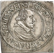 ¼ Thaler - Leopold of Austria Klippe obverse image