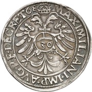 ½ Guldentaler - John Rudolph Stör of Störenberg, Germany, 1568-1569 reverse image