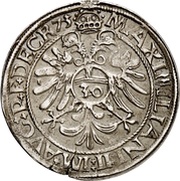 ½ Guldenthaler - John Ulrich of Raitenau, Germany, 1573 reverse image