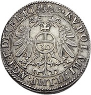 ½ Guldenthaler - Andreas of Austria, Germany, 1587-1600 reverse image