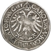 ½ Thaler - John Rudolph Stör of Störenberg, Germany, 1544-1558 reverse image