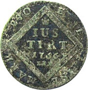 5 Konventionskreuzer - William V, Germany, 1766 reverse image
