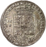 ⅔ Thaler - Henry Casimir II, Germany, 1691 reverse image