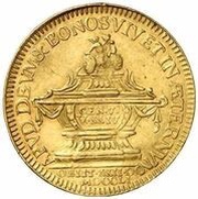 1 Ducat - William IV Death, Germany, 1751 reverse image