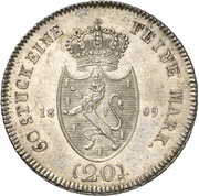 20 Kreuzers - Frederick August, Germany, 1809 reverse image