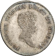 10 Kreuzers - Frederick William of Weilburg Konventionskreuzer obverse image