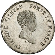 20 Kreuzers - Frederick William of Weilburg Konventionskreuzer obverse image