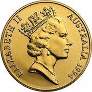 200 Dollars - Elizabeth II 3rd Portrait - Tasmanian Devil - Gold Bullion Coin obverse image