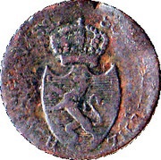 ¼ Kreuzer - Frederick William and Frederick August Joint Coinage obverse image