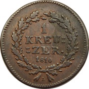 1 Kreuzer - Frederick August reverse image