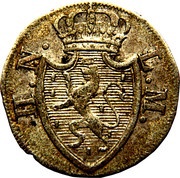 1 Kreuzer - William obverse image