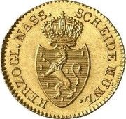 1 Kreuzer - Frederick August and Frederick William Gold pattern strike obverse image