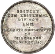1 Thaler - William Mint Visit, Germany, 1831 reverse image