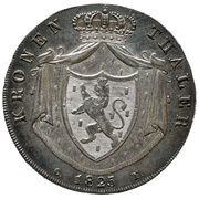 1 Kronentaler - William, Germany, 1818-1825 reverse image