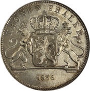 1 Kronenthaler - William, Germany, 1831-1837 reverse image
