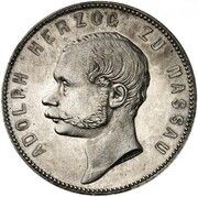 1 Vereinsthaler - Adolph Mint Visit - Piedfort Pattern obverse image