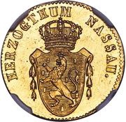 1 Ducat - Frederick August of Usingen and Frederick William of Weilburg obverse image