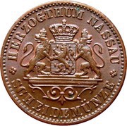 1 Kreuzer - Adolphe obverse image