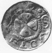 Denier - Eberhard, Germany, 1046-1078 reverse image