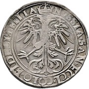 1 Thaler, Germany, 1539-1558 reverse image