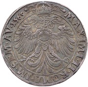 2 Thalers, Germany, 1569 reverse image