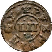 4 Pfennig Kipper, Germany, 1621 reverse image