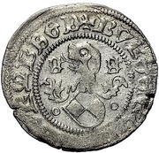 1 Schilling - Frederick V, Germany, 1390-1397 reverse image