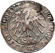 1 Schilling, Germany, 1457-1459 reverse image