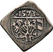 1 Pfennig Dickklippe reverse image
