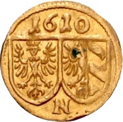 1 Pfennig Gold pattern strike obverse image